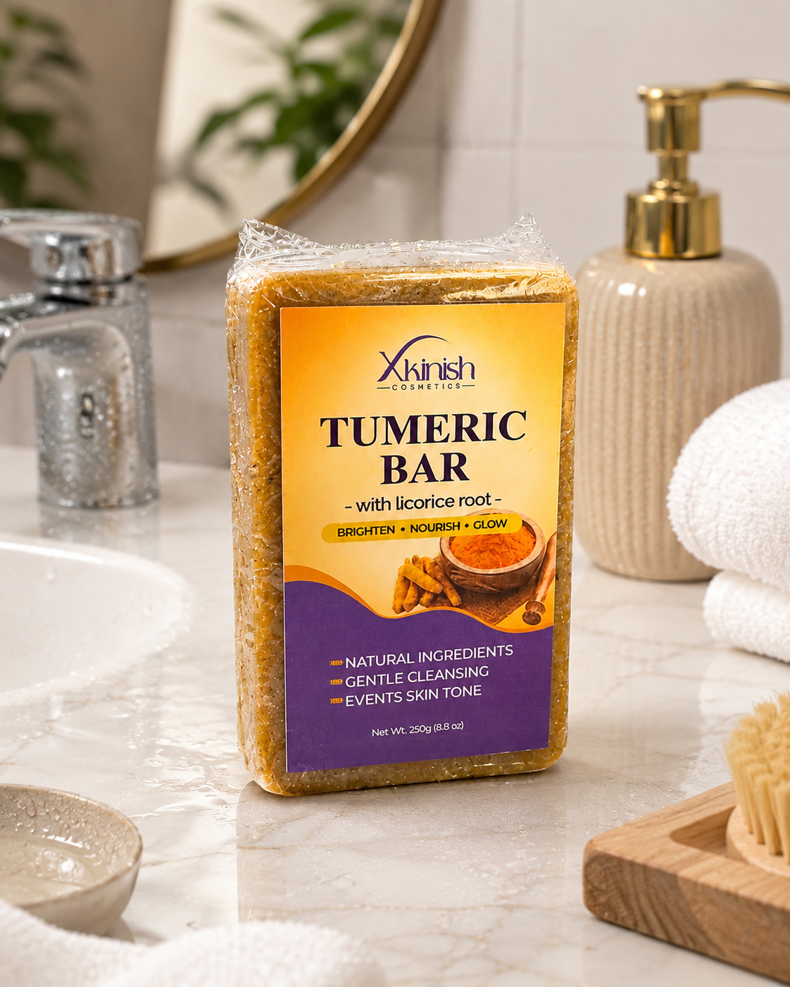 Tumeric Bar with Licorice Root Soap