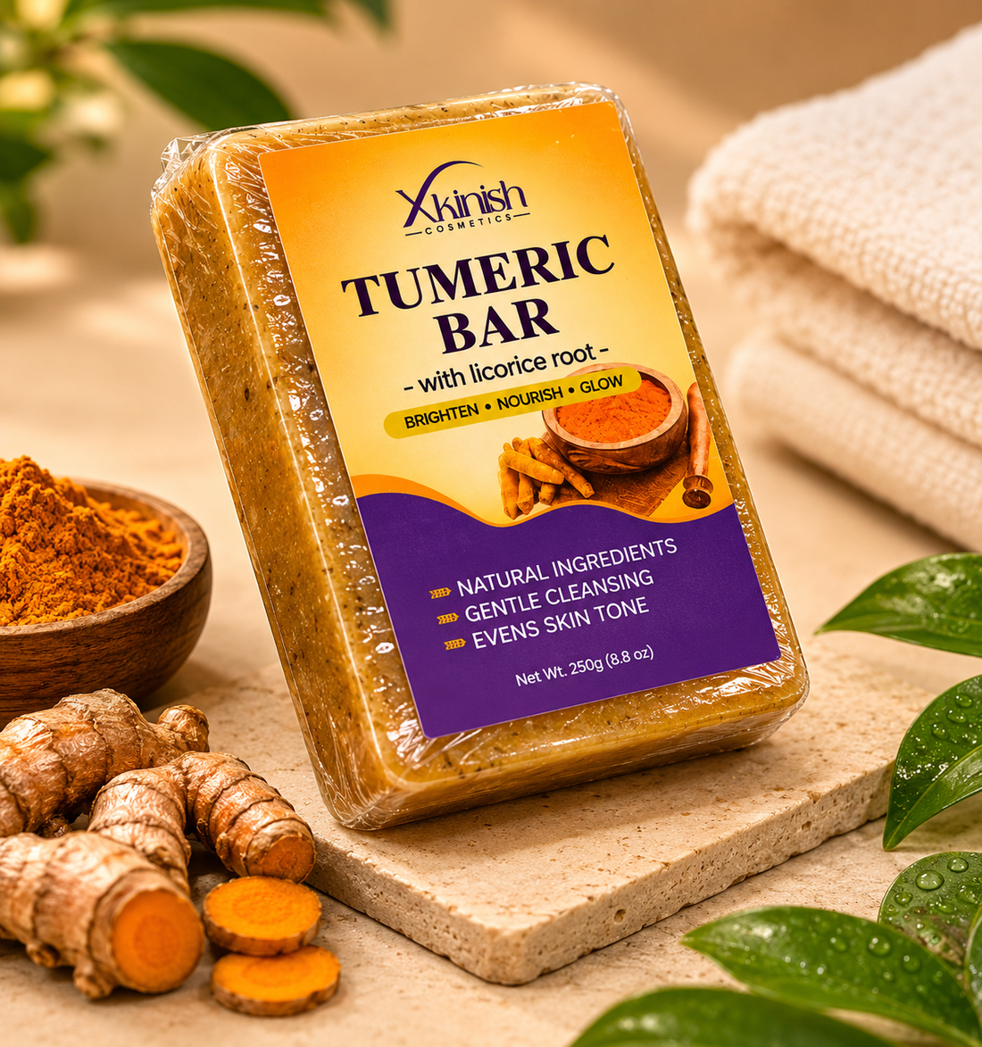 Tumeric Bar with Licorice Root Soap